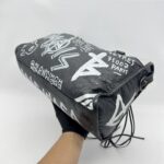Balenciaga Reguler Classic City Graffiti Black White