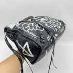 Balenciaga Reguler Classic City Graffiti Black White