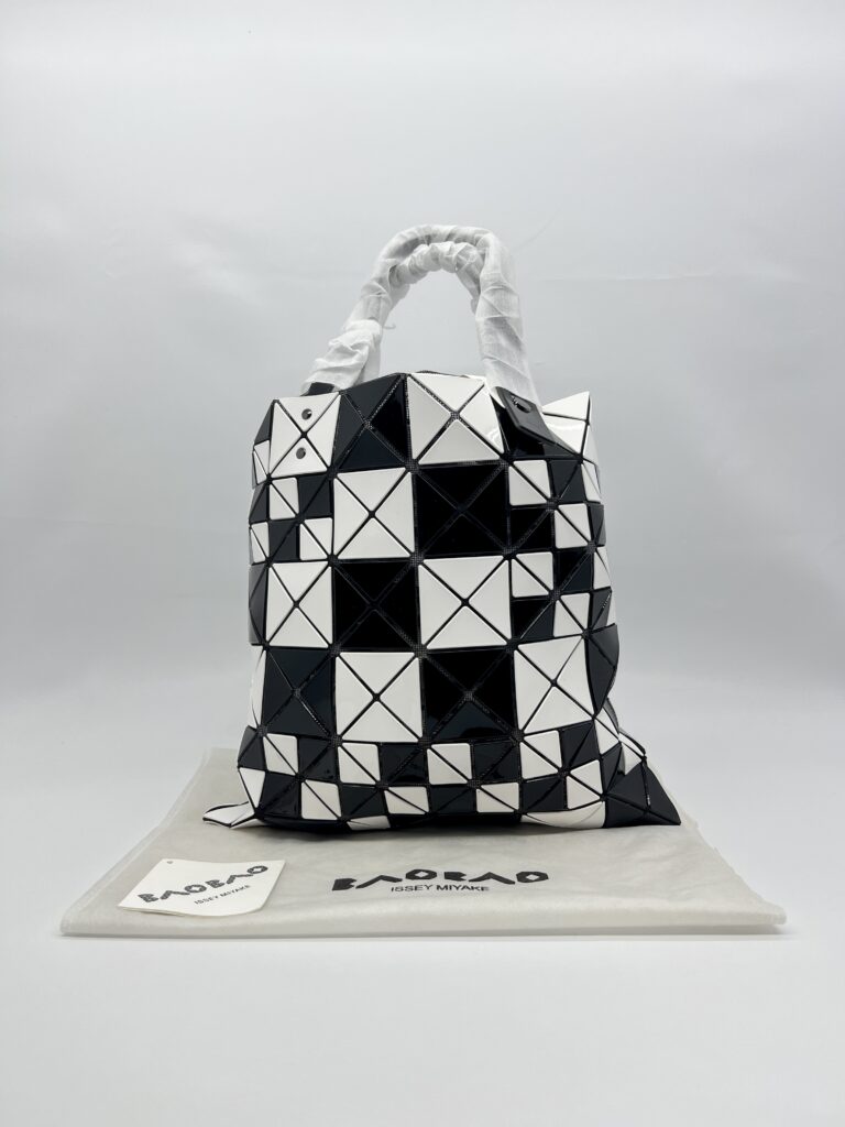 Bao Bao Prism Tote Bag Black white