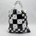 Bao Bao Prism Tote Bag Black white