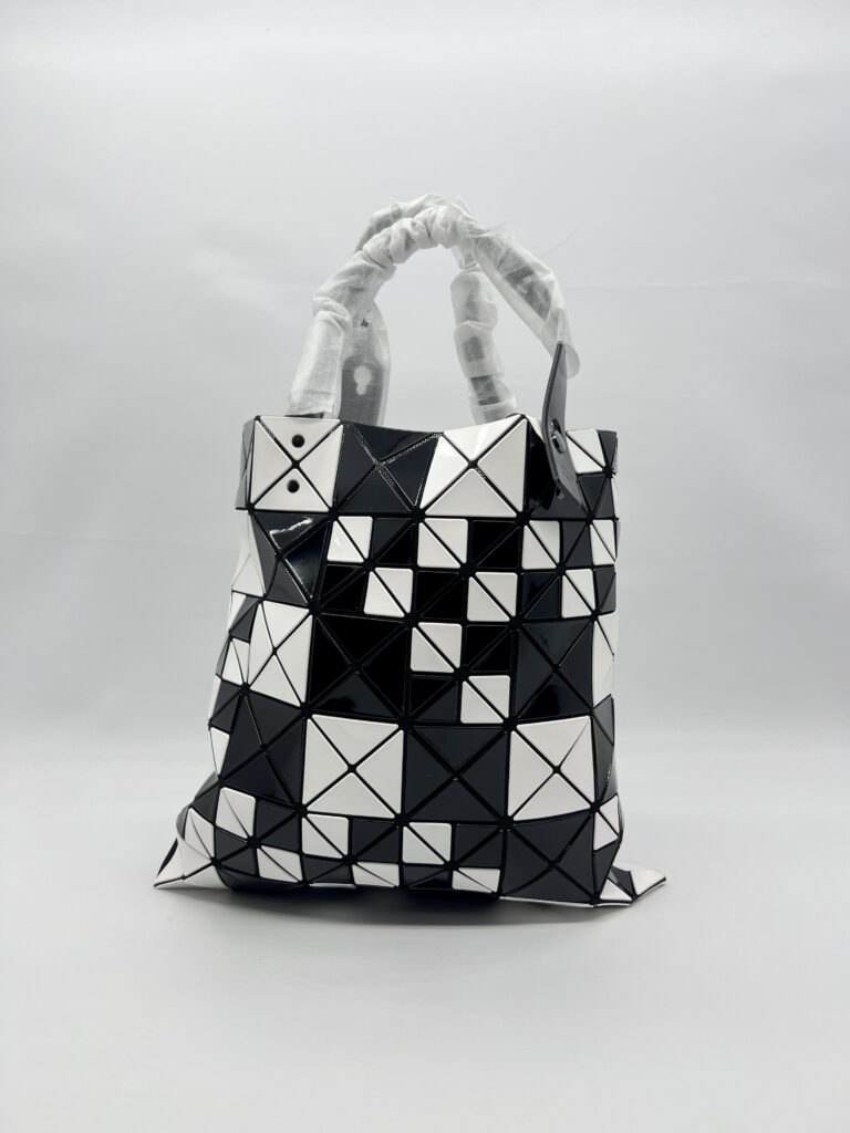 Bao Bao Prism Tote Bag Black white