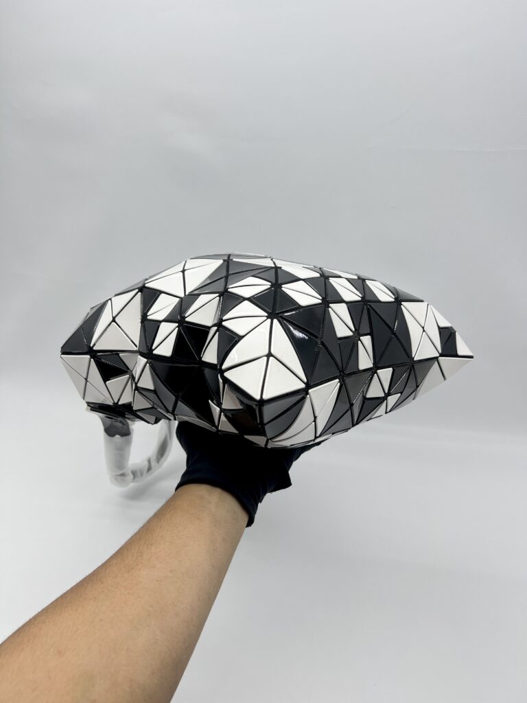 Bao Bao Prism Tote Bag Black white