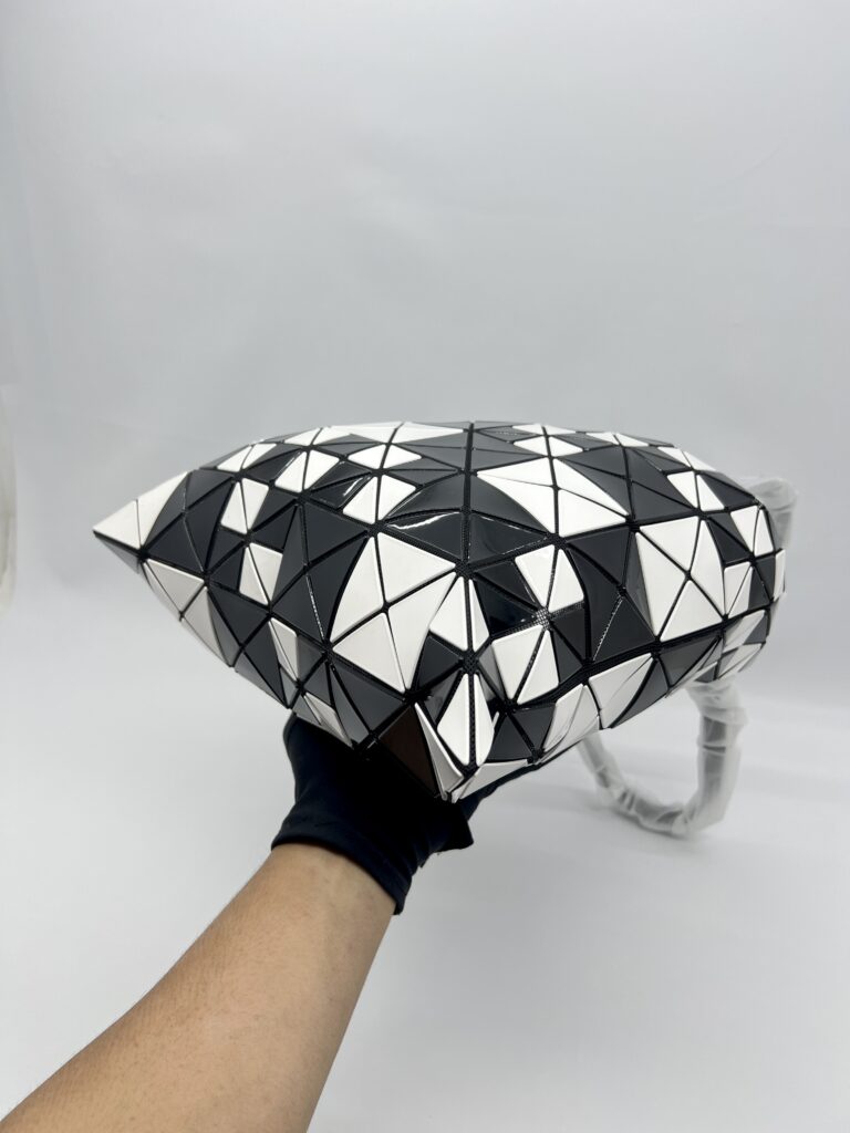Bao Bao Prism Tote Bag Black white