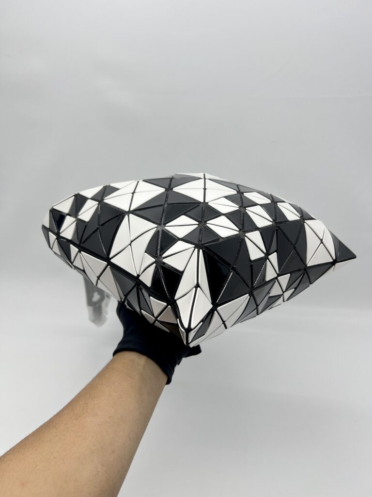 Bao Bao Prism Tote Bag Black white