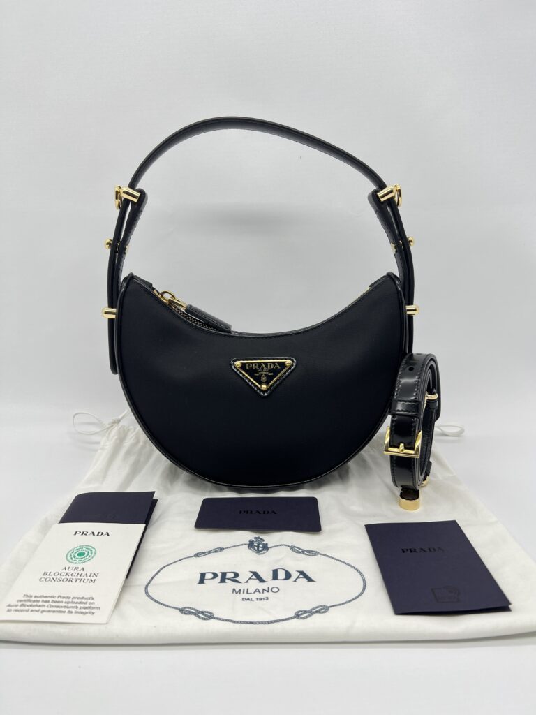 Prada Arque Moon Tessuto Nero GHW