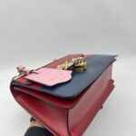Gucci Queen Margaret Top Leather White/Red/Blue GHW