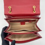 Gucci Queen Margaret Top Leather White/Red/Blue GHW