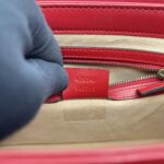 Gucci Queen Margaret Top Leather White/Red/Blue GHW