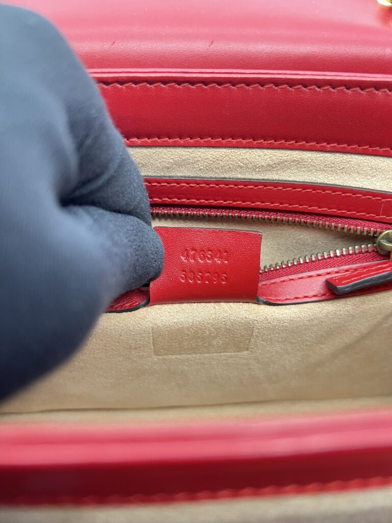 Gucci Queen Margaret Top Leather White/Red/Blue GHW