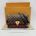 Louis Vuitton Vavin PM Damier Ebene Bordeaux GHW