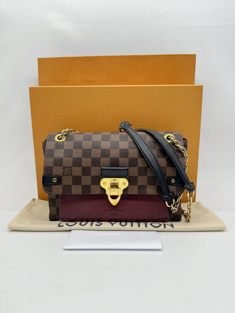 Louis Vuitton Vavin PM Damier Ebene Bordeaux GHW