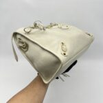 Balenciaga Reguler City Edge White Chevre GHW