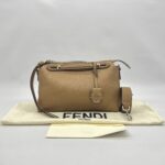 Fendi By The Way Medium Selleria Calfskin Beige SHW