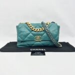 Chanel C19 Large Lambskin Green Tosca