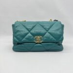 Chanel C19 Large Lambskin Green Tosca