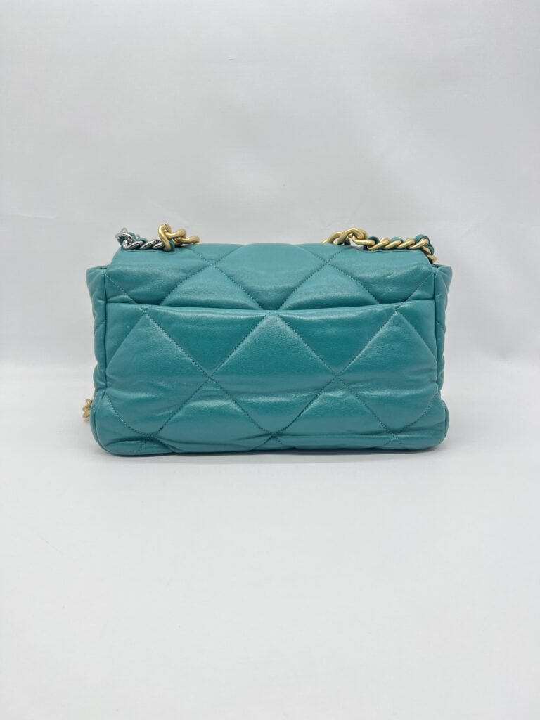 Chanel C19 Large Lambskin Green Tosca