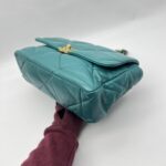 Chanel C19 Large Lambskin Green Tosca