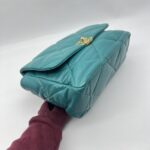 Chanel C19 Large Lambskin Green Tosca