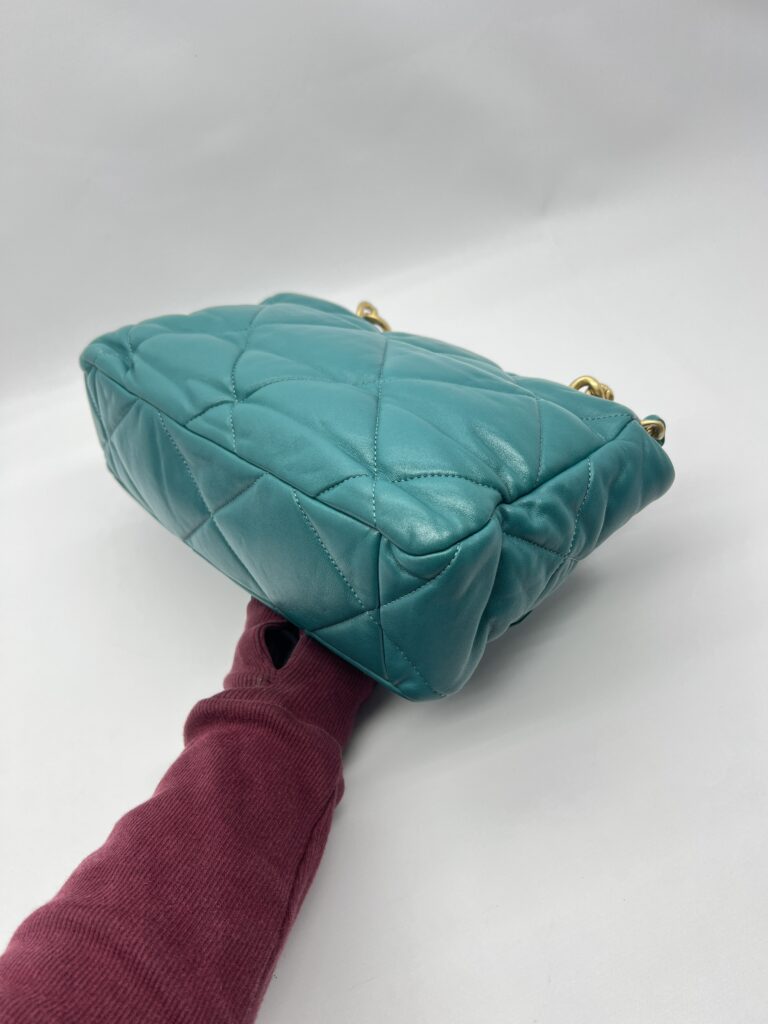 Chanel C19 Large Lambskin Green Tosca