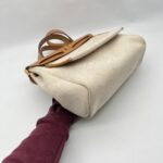 Hermes Herbag 31 Circuit 24 Canvas Ecru Jaune GHW