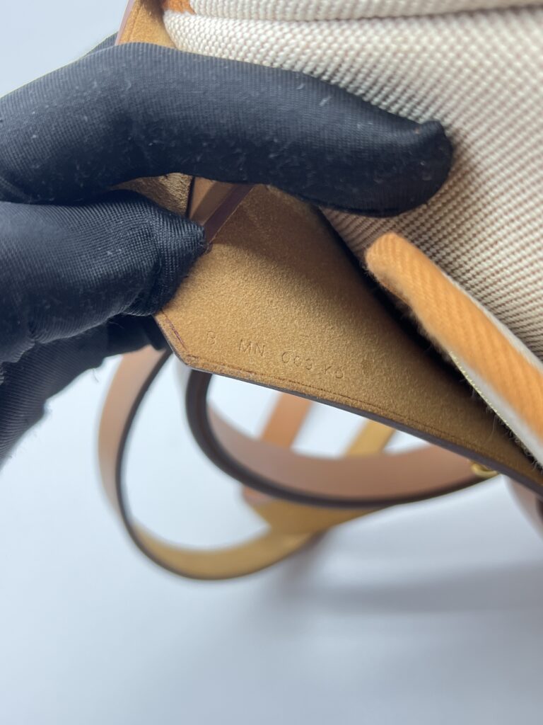 Hermes Herbag 31 Circuit 24 Canvas Ecru Jaune GHW