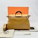 Hermes Sac Over Evercolor Caramel PHW