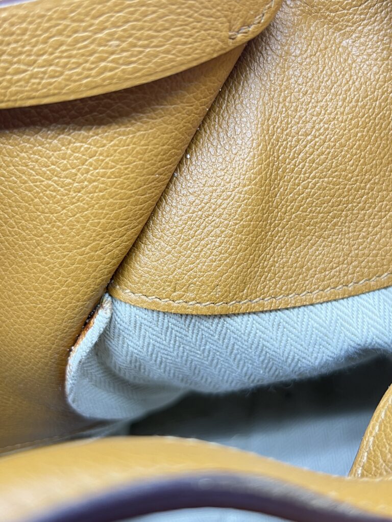 Hermes Sac Over Evercolor Caramel PHW
