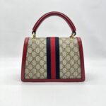 Gucci Queen Margaret Top Handle GG Supreme Red GHW