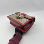 Gucci Queen Margaret Top Handle GG Supreme Red GHW