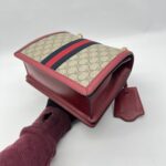 Gucci Queen Margaret Top Handle GG Supreme Red GHW