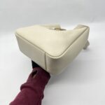 Saint Lurent Hobo Le 5A7 Supple Small Ivory GHW