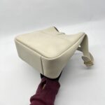 Saint Lurent Hobo Le 5A7 Supple Small Ivory GHW