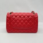 Chanel Jumbo Classic D Flap Caviar Red GHW