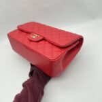 Chanel Jumbo Classic D Flap Caviar Red GHW