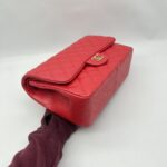 Chanel Jumbo Classic D Flap Caviar Red GHW