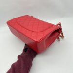 Chanel Jumbo Classic D Flap Caviar Red GHW