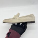Loro Piana Joan Charms Loafer Suede Sunrise Clouds GHW