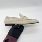Loro Piana Joan Charms Loafer Suede Sunrise Clouds GHW
