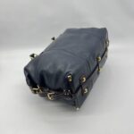 Louis Vuitton Sac Hand Bag Leather Navy Purple GHW