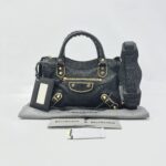 Balenciaga Mini City Edge Chevre Black GHW