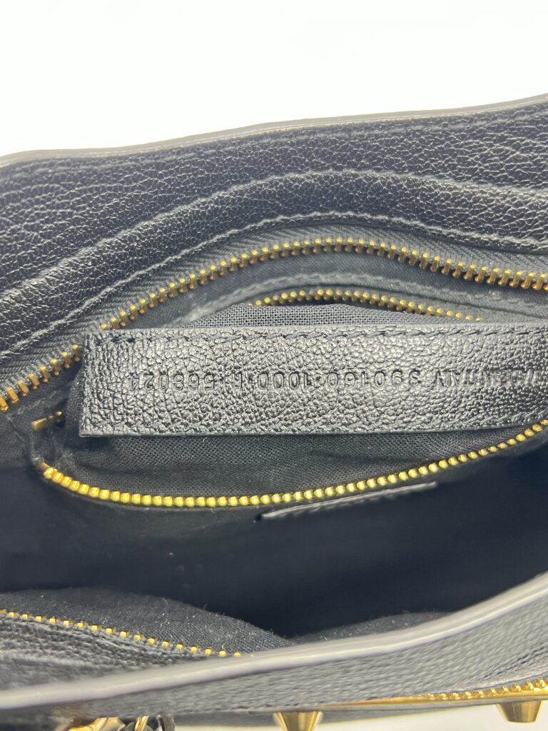 Balenciaga Mini City Edge Chevre Black GHW