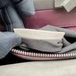 Fendi Peekaboo Medium Light Grey Bordeaux SHW