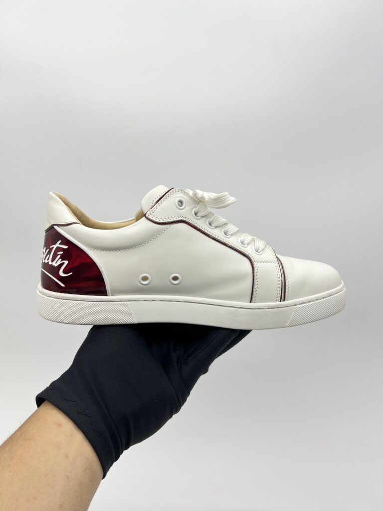 Christian Louboutin Fun Vieira Sneakers White Red