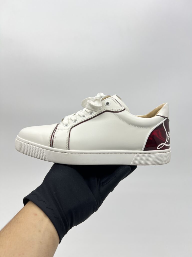 Christian Louboutin Fun Vieira Sneakers White Red