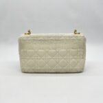 Dior Medium Caro White Gold Hardware