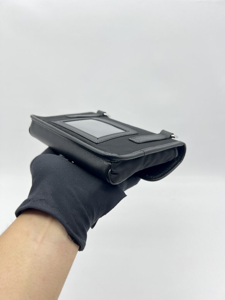 Prada Smartphone Case Re-nylon Tessuto Saffiano Black SHW