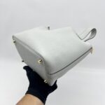 Hermes Picotin 18 Clemence Bleu Pale GHW