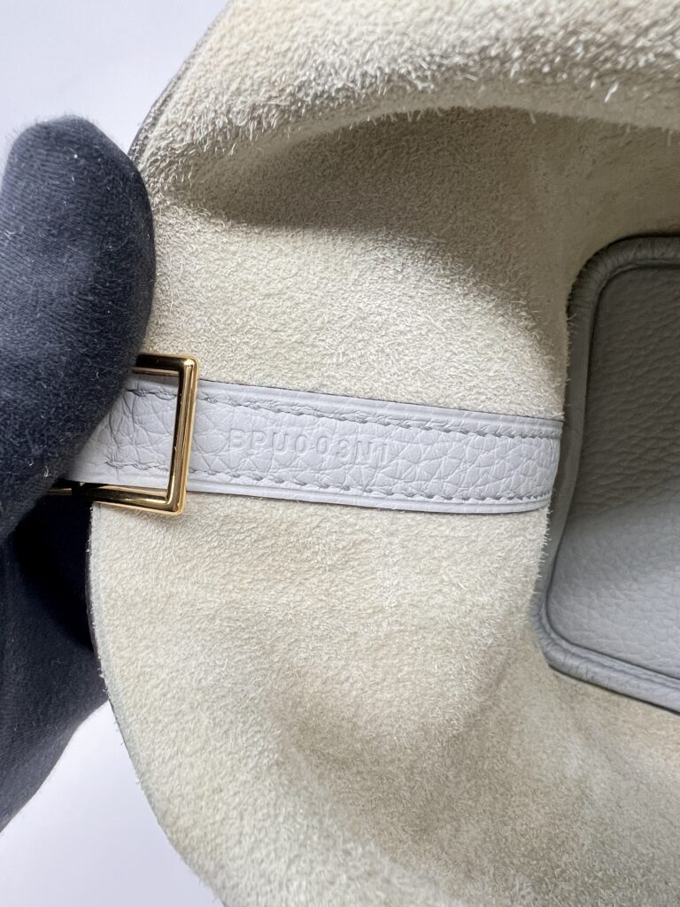 Hermes Picotin 18 Clemence Bleu Pale GHW