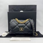 Chanel C19 Large Lambskin Black