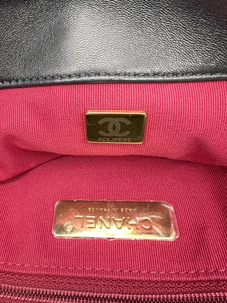 Chanel C19 Large Lambskin Black